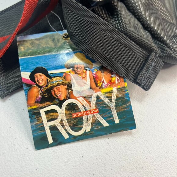Roxy Belt Bag Grey Orange NWT Beach Y2K Festival Surfer Fanny Pack Summer - Picture 4 of 10